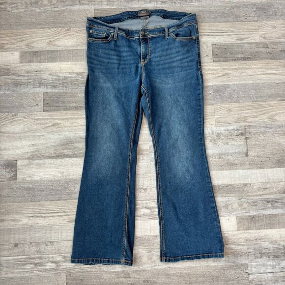 Torrid Luxe Slim Bootcut Dark Wash Jeans D50 - Picture 1 of 6